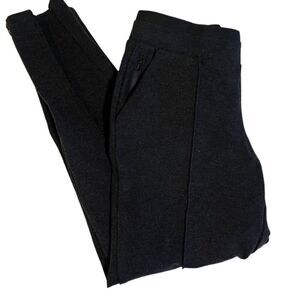 Athleta Women's Venice Heathered Black Pintuck Pants Size XSmall